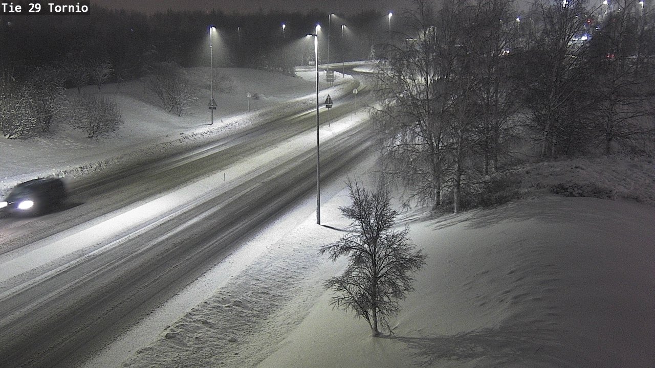 Weather Camera Image Väg 29 Torneå, Tornio, Lappi