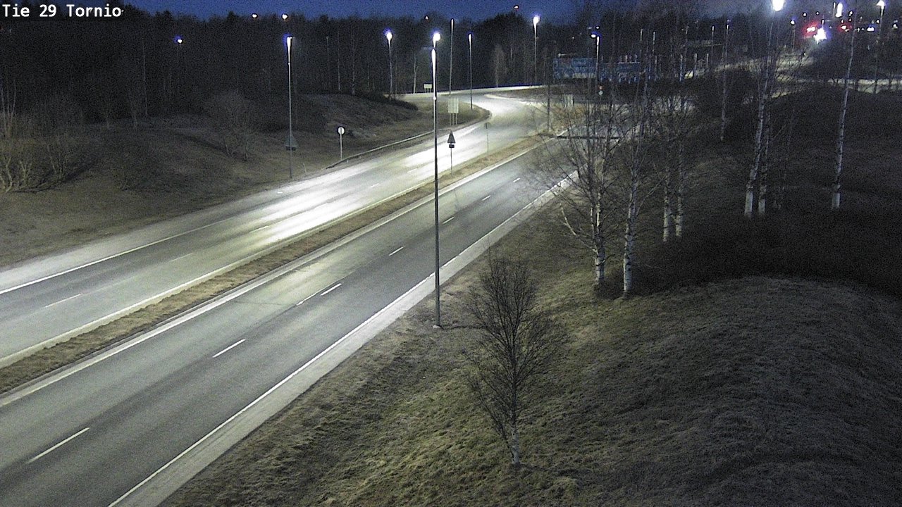 Weather Camera Image Väg 29 Torneå, Tornio, Lappi