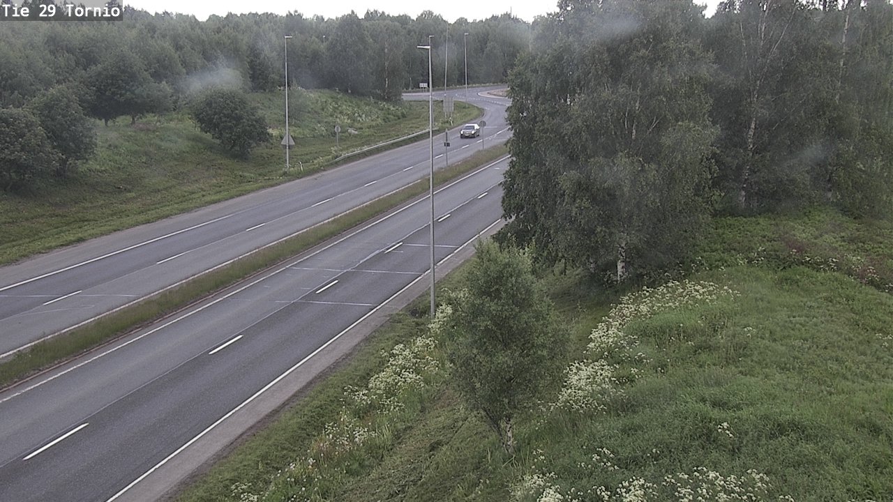 Weather Camera Image Väg 29 Torneå, Tornio, Lappi