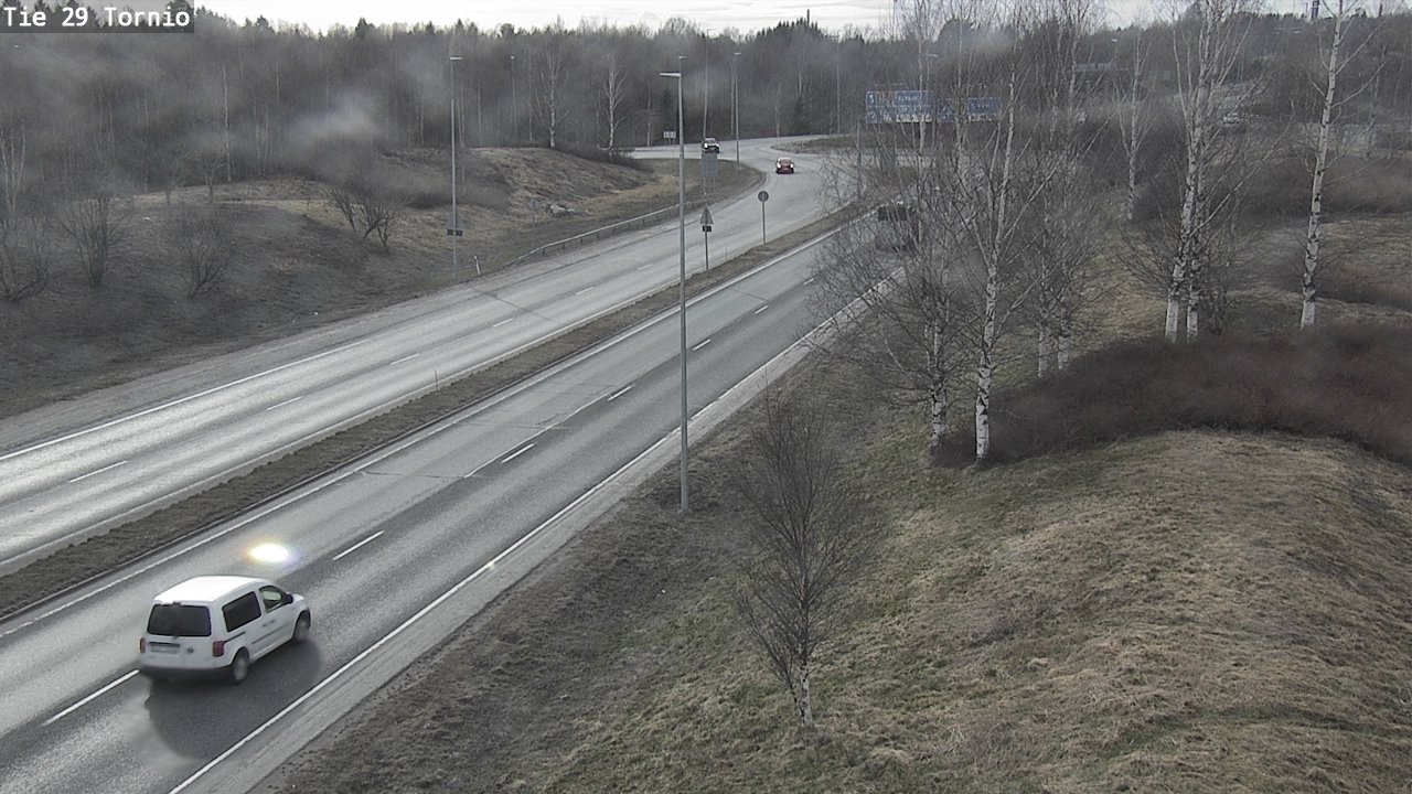 Weather Camera Image Väg 29 Torneå, Tornio, Lappi