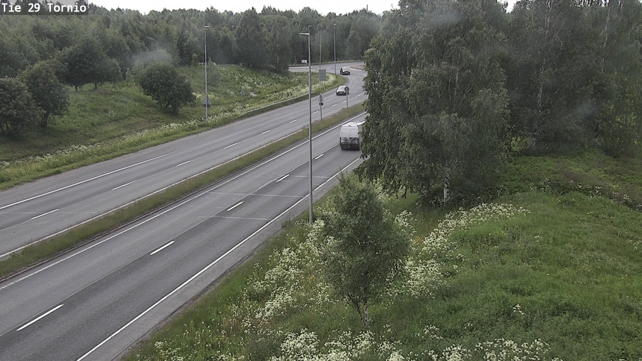 Weather Camera Image Väg 29 Torneå, Tornio, Lappi