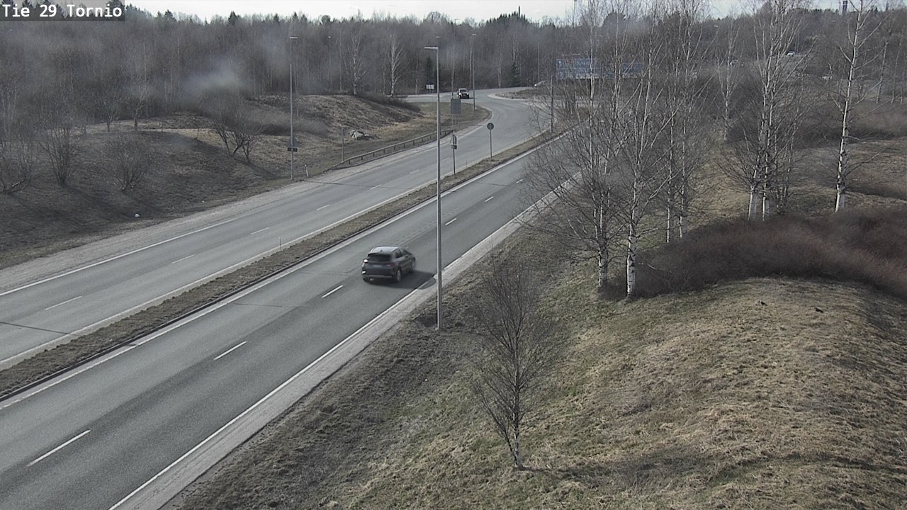 Weather Camera Image Väg 29 Torneå, Tornio, Lappi