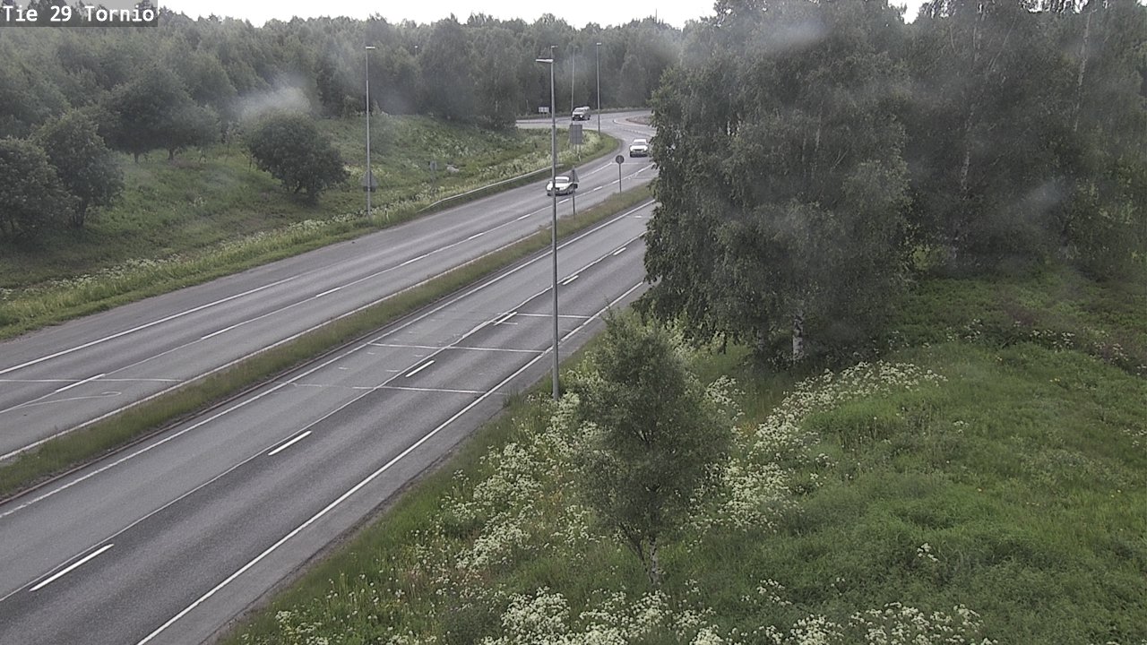 Weather Camera Image Väg 29 Torneå, Tornio, Lappi