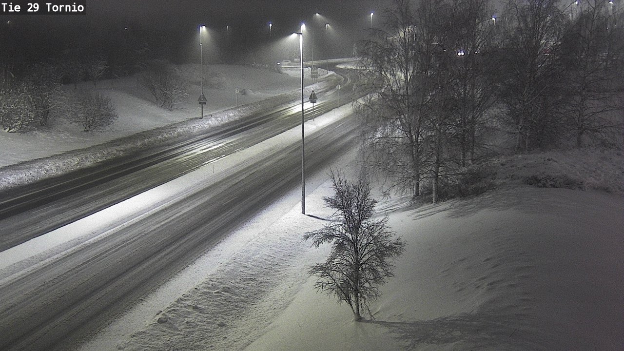 Weather Camera Image Väg 29 Torneå, Tornio, Lappi