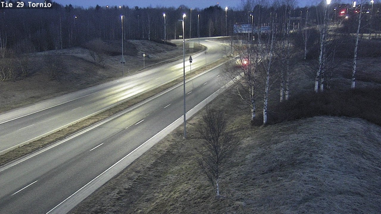 Weather Camera Image Väg 29 Torneå, Tornio, Lappi