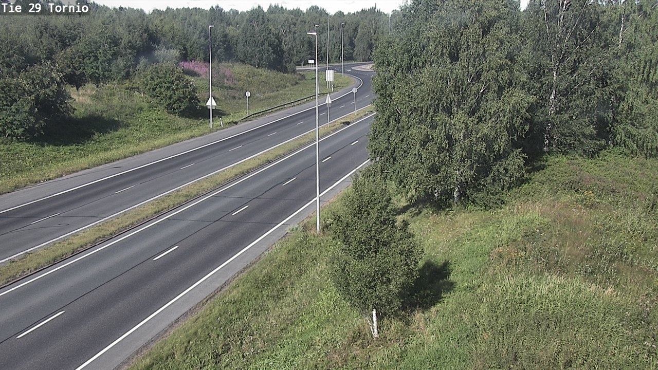 Weather Camera Image Road 29 Tornio, Tornio, Lappi