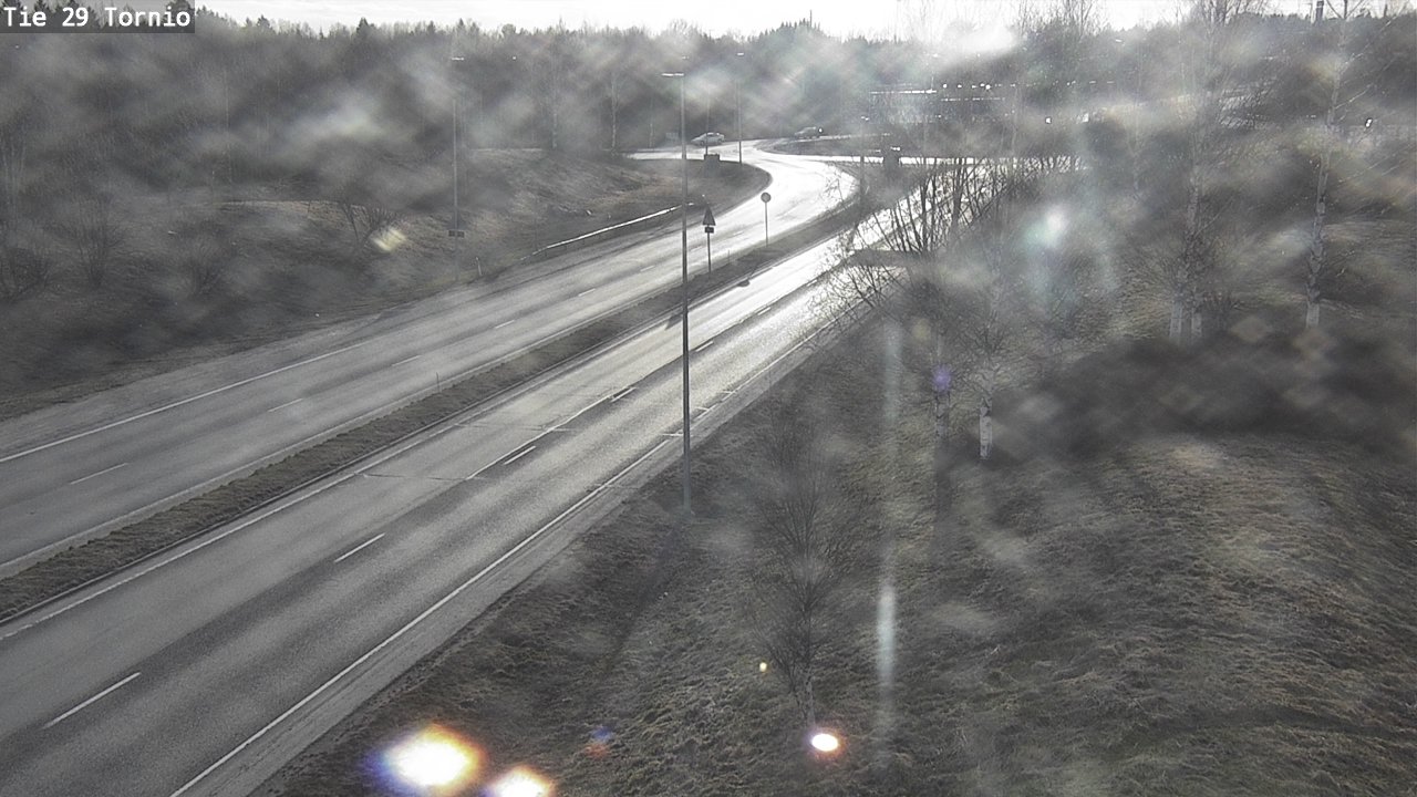 Weather Camera Image Väg 29 Torneå, Tornio, Lappi