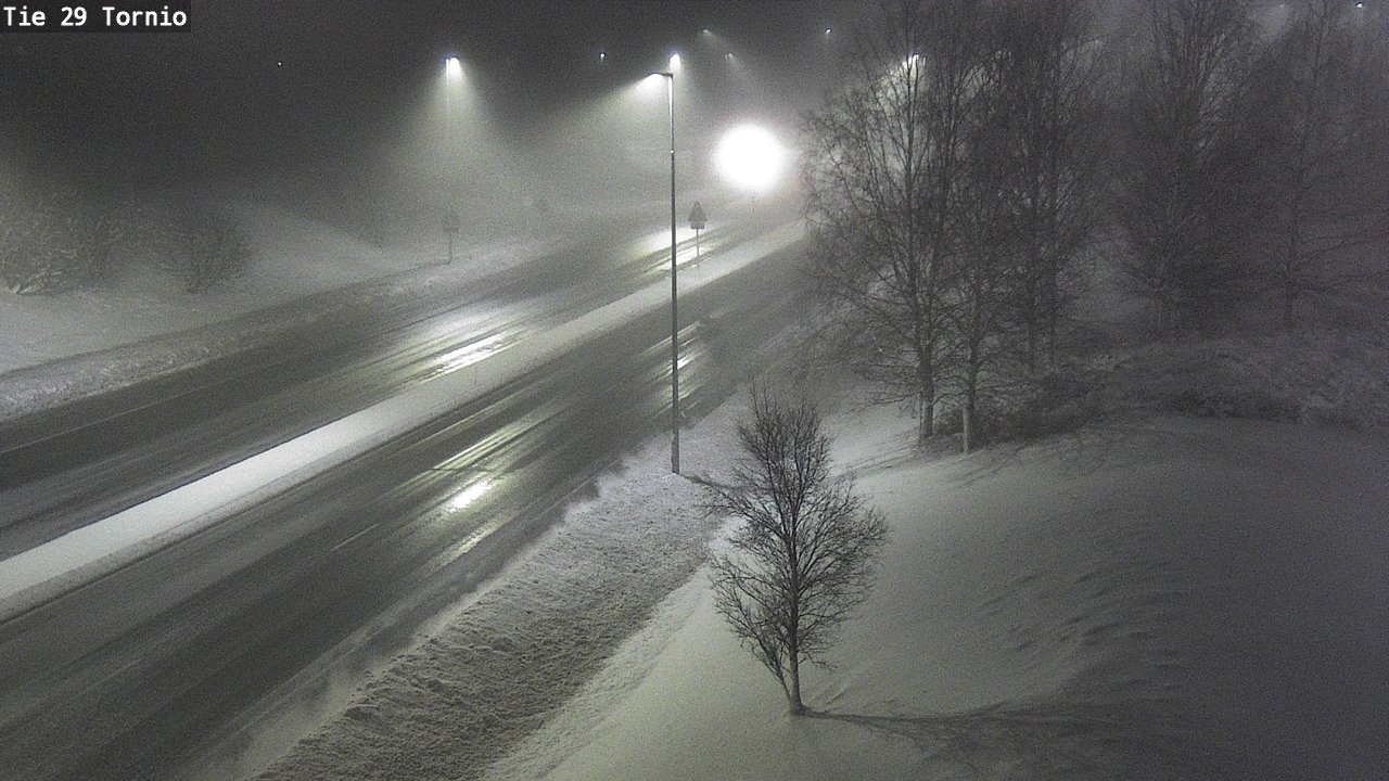 Weather Camera Image Väg 29 Torneå, Tornio, Lappi