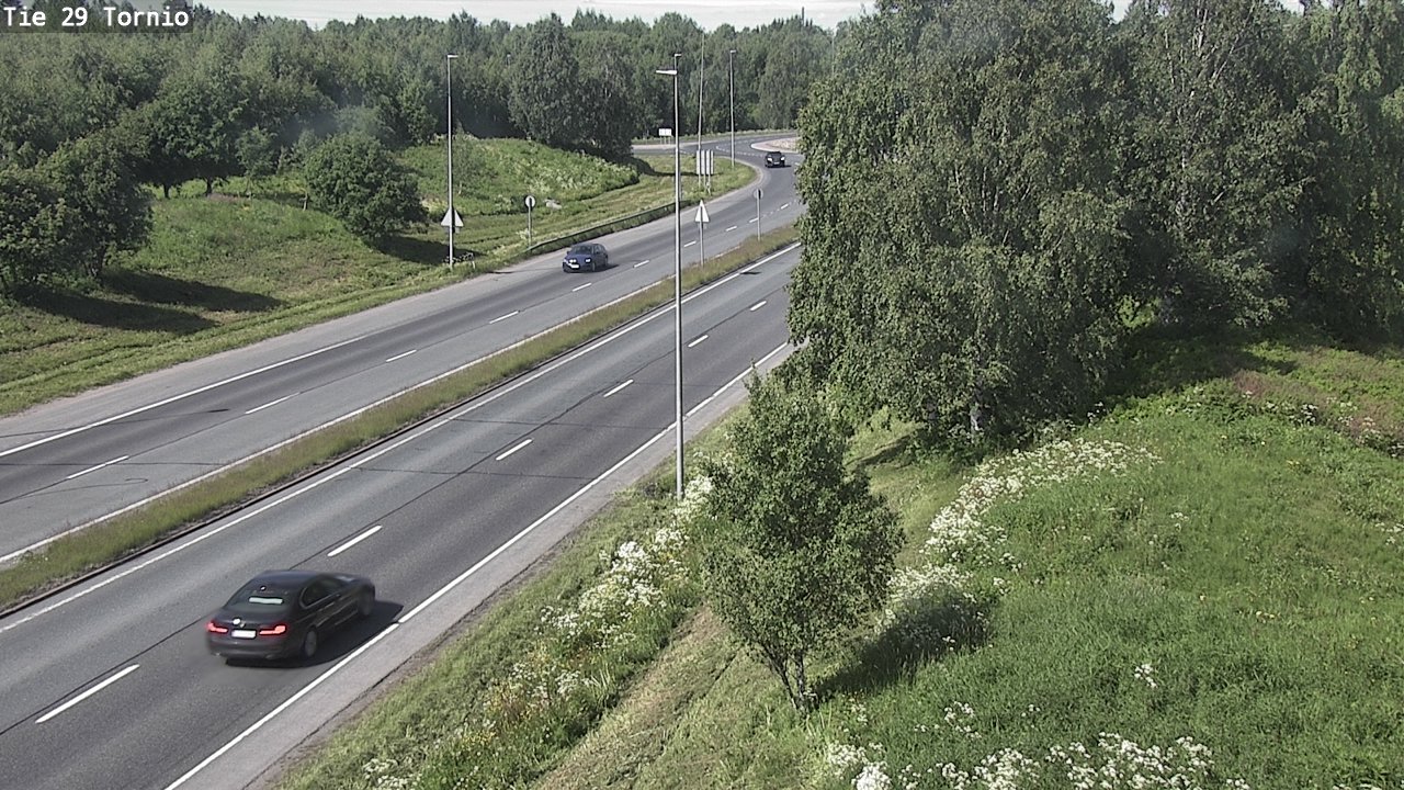 Weather Camera Image Väg 29 Torneå, Tornio, Lappi