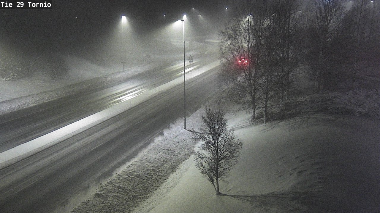 Weather Camera Image Väg 29 Torneå, Tornio, Lappi