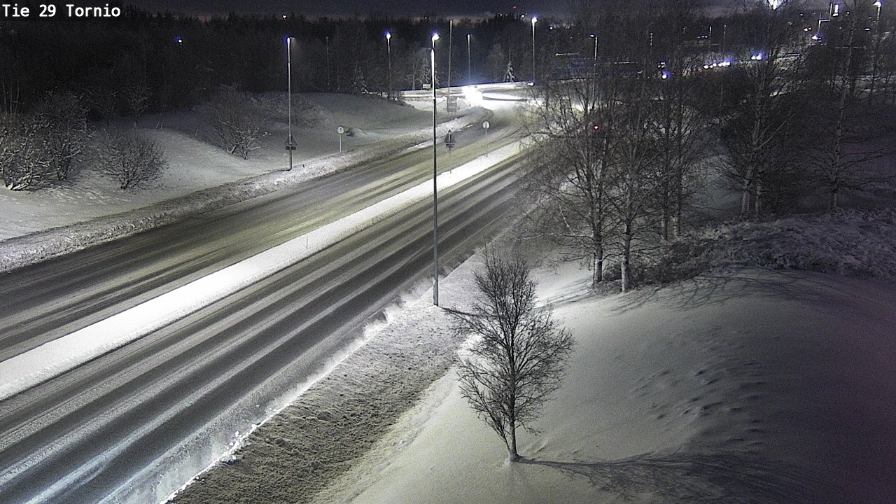 Weather Camera Image Väg 29 Torneå, Tornio, Lappi