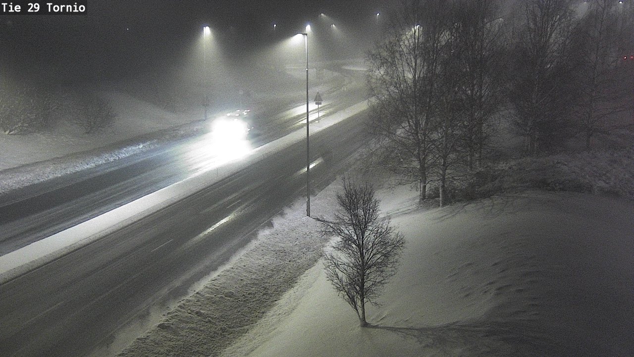 Weather Camera Image Väg 29 Torneå, Tornio, Lappi