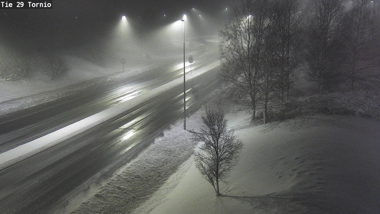Weather Camera Image Väg 29 Torneå, Tornio, Lappi