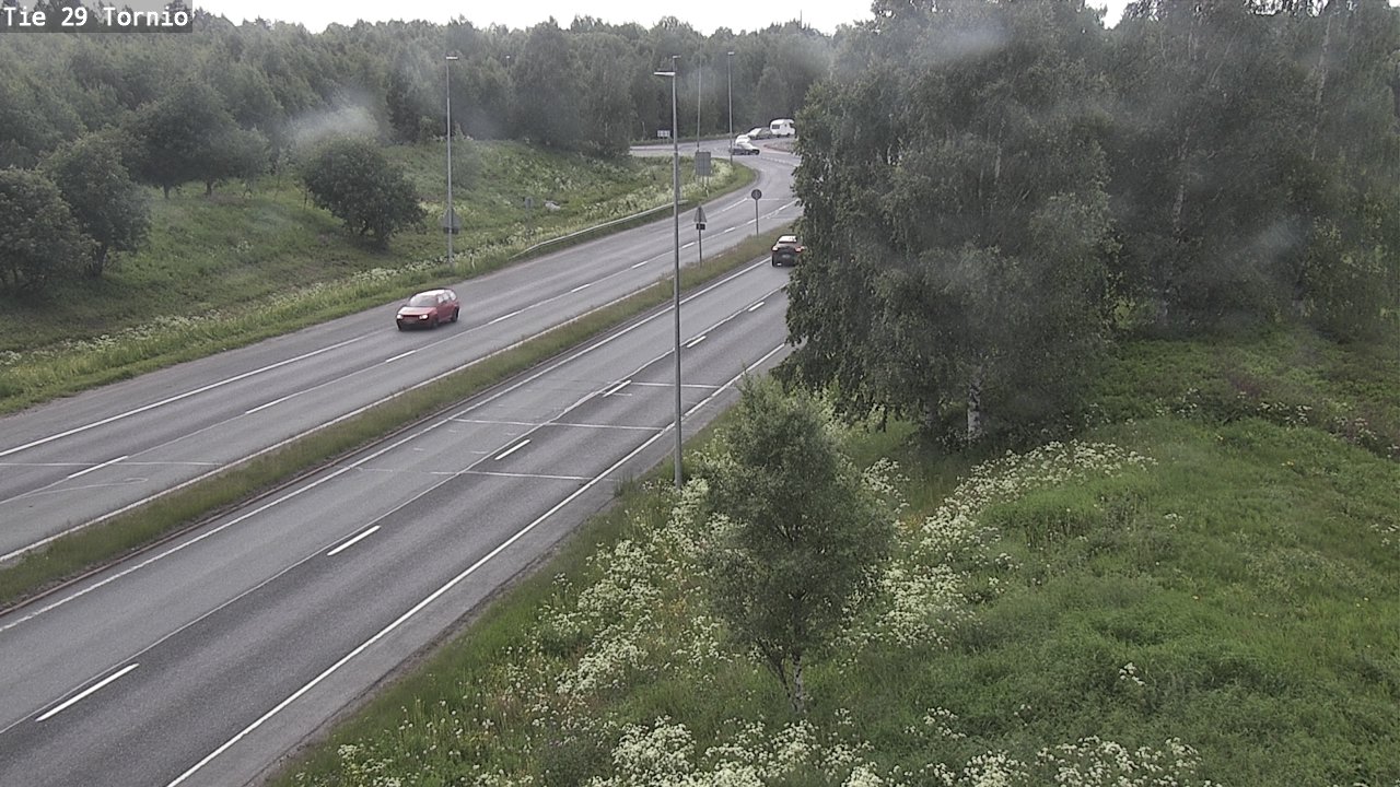 Weather Camera Image Väg 29 Torneå, Tornio, Lappi