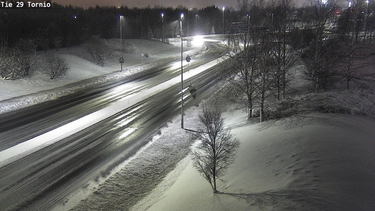 Weather Camera Image Väg 29 Torneå, Tornio, Lappi