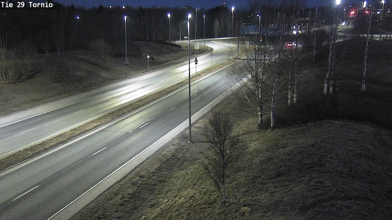 Weather Camera Image Väg 29 Torneå, Tornio, Lappi