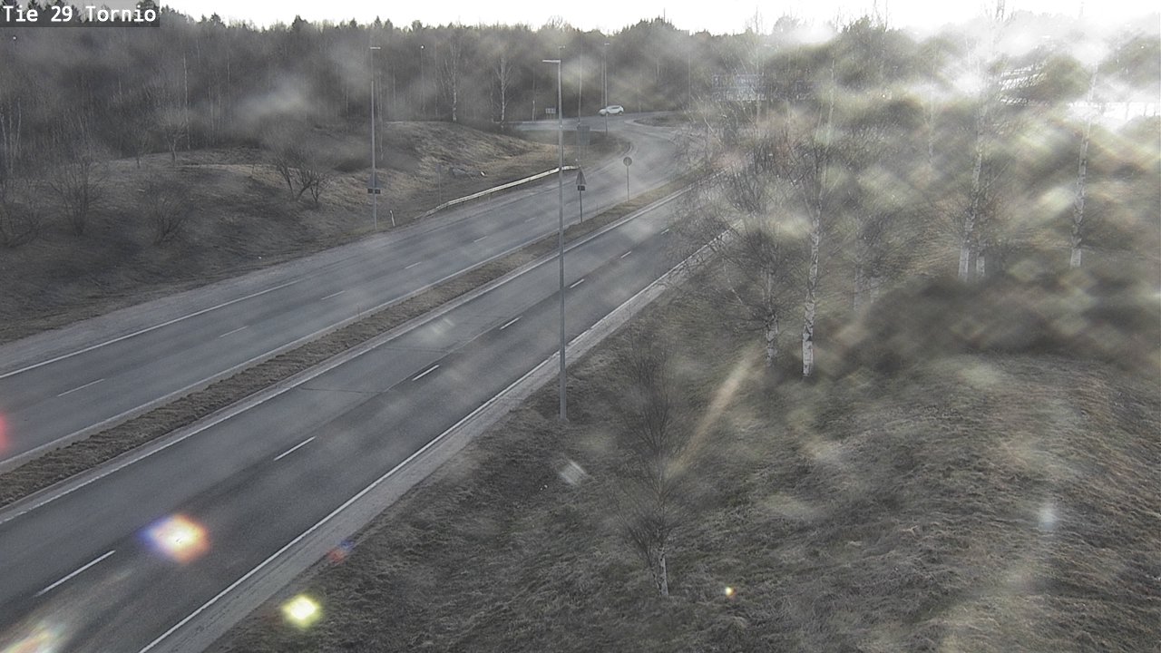 Weather Camera Image Väg 29 Torneå, Tornio, Lappi
