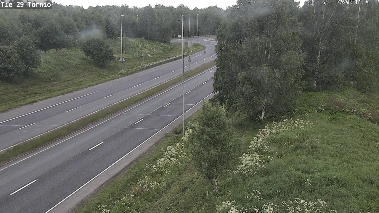 Weather Camera Image Väg 29 Torneå, Tornio, Lappi