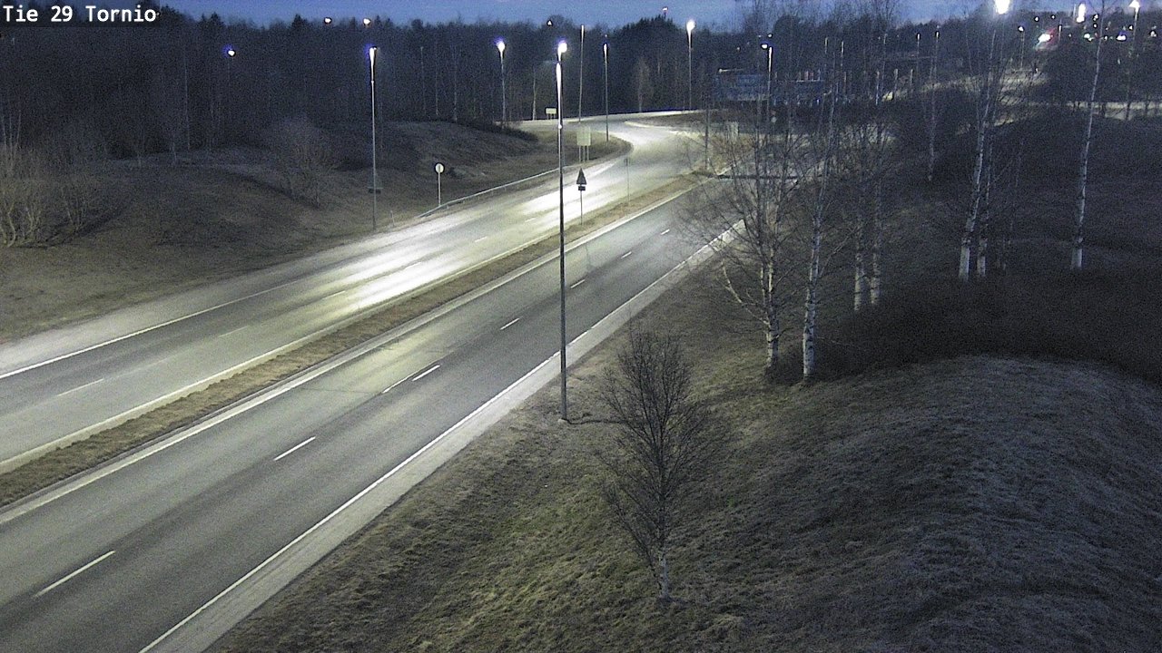 Weather Camera Image Väg 29 Torneå, Tornio, Lappi