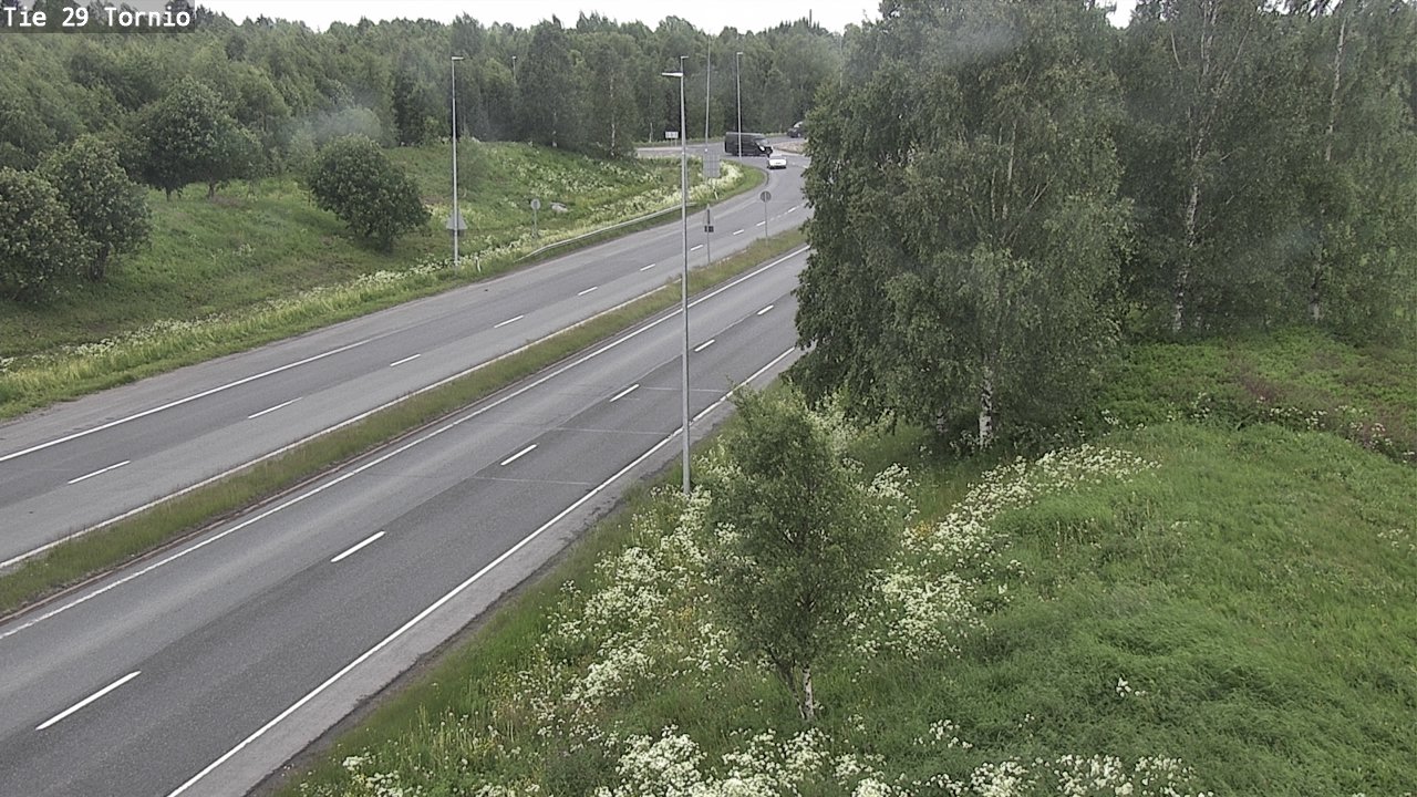 Weather Camera Image Väg 29 Torneå, Tornio, Lappi