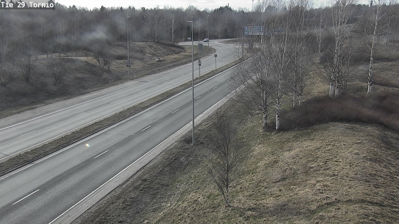 Weather Camera Image Väg 29 Torneå, Tornio, Lappi