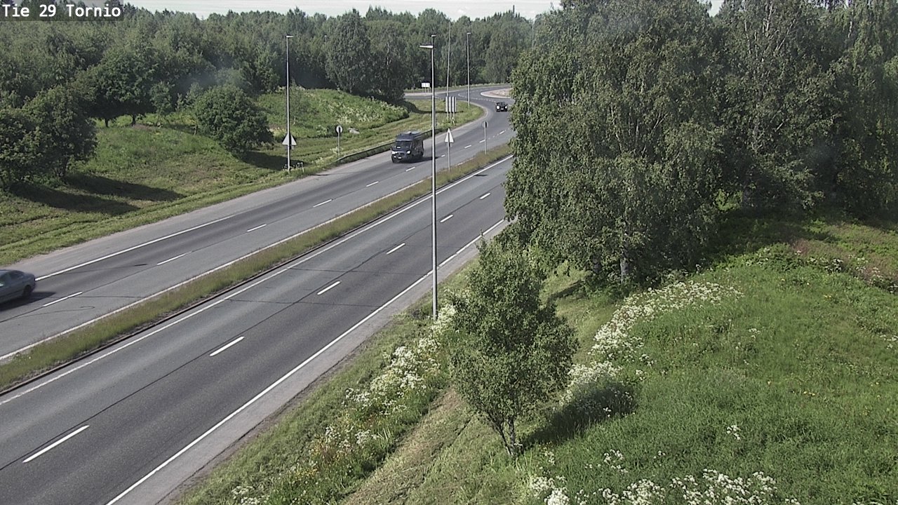 Weather Camera Image Väg 29 Torneå, Tornio, Lappi