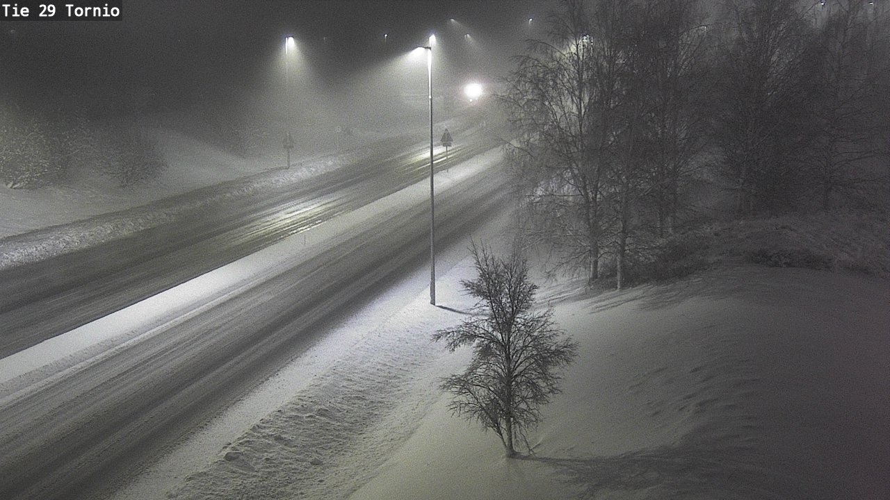 Weather Camera Image Väg 29 Torneå, Tornio, Lappi