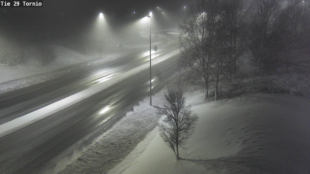 Weather Camera Image Väg 29 Torneå, Tornio, Lappi
