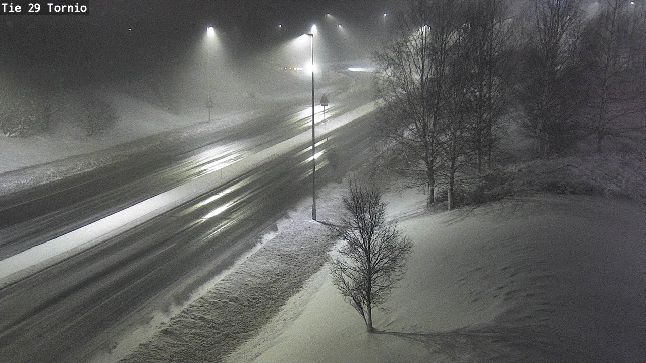 Weather Camera Image Väg 29 Torneå, Tornio, Lappi