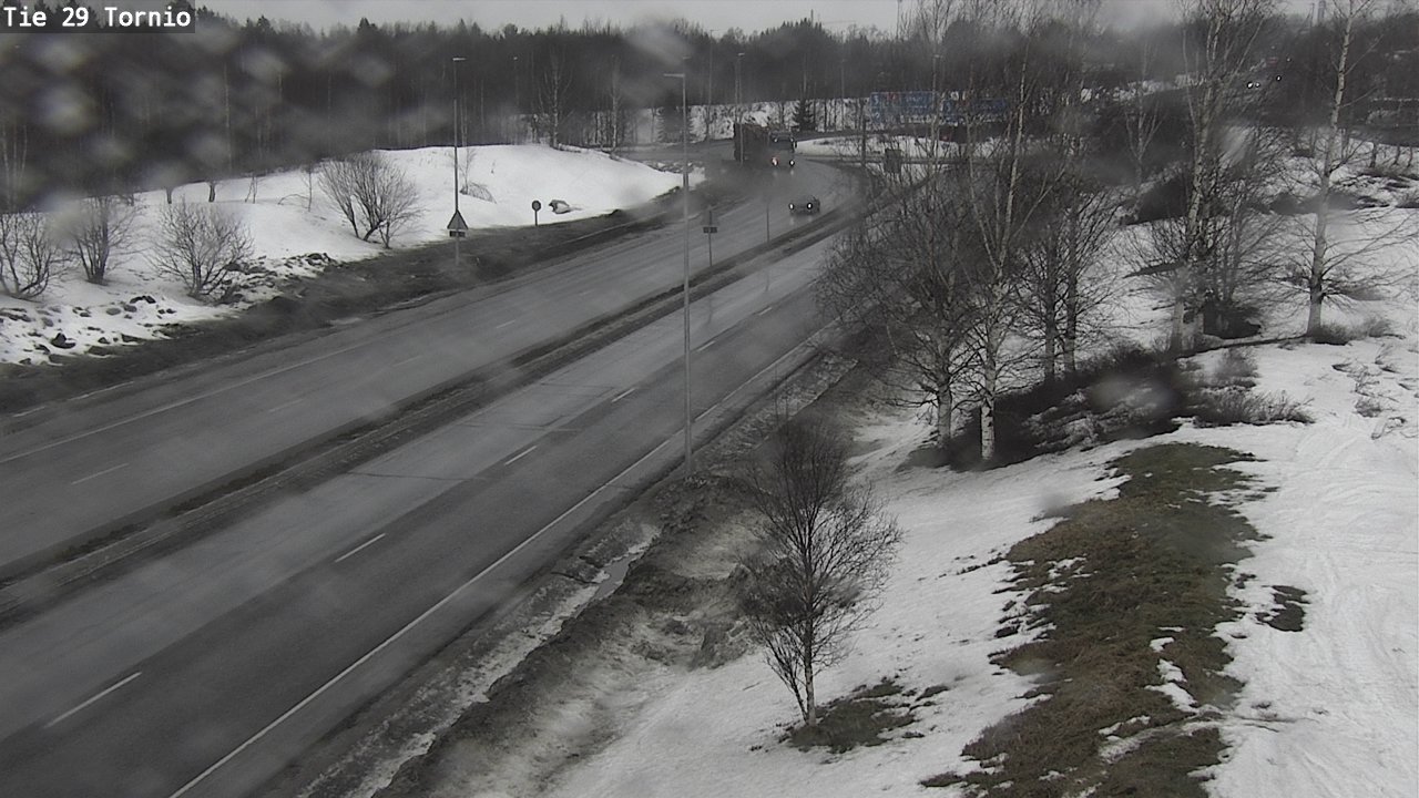 Weather Camera Image Väg 29 Torneå, Tornio, Lappi