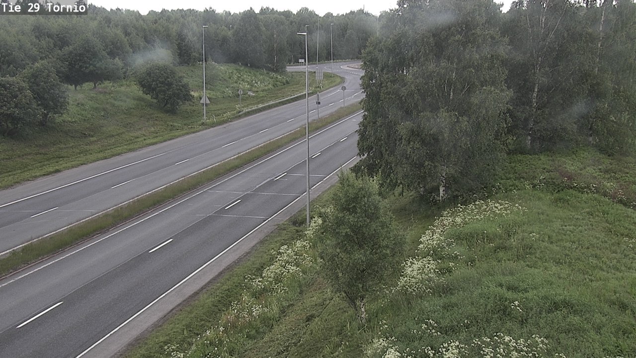 Weather Camera Image Väg 29 Torneå, Tornio, Lappi