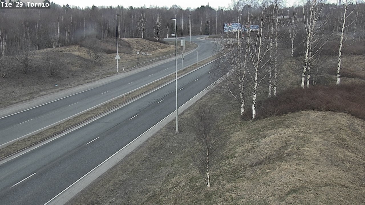 Weather Camera Image Väg 29 Torneå, Tornio, Lappi