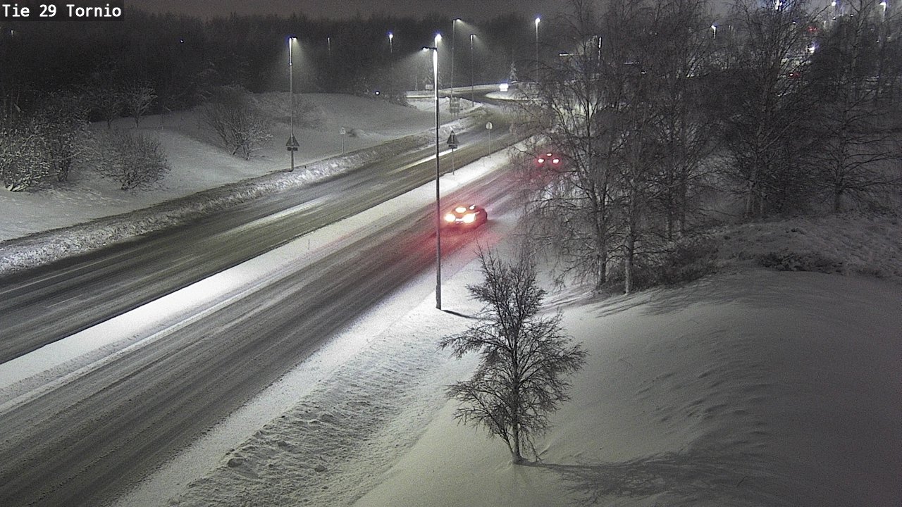 Weather Camera Image Väg 29 Torneå, Tornio, Lappi