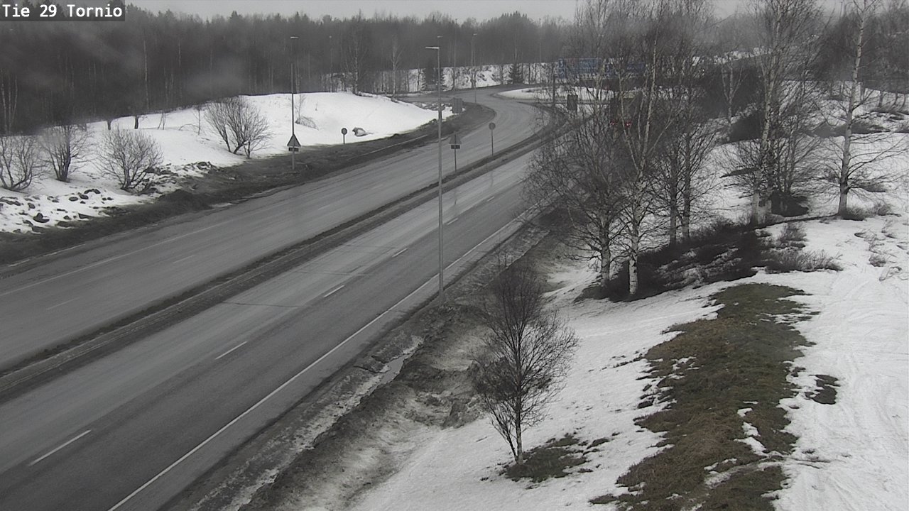Weather Camera Image Väg 29 Torneå, Tornio, Lappi