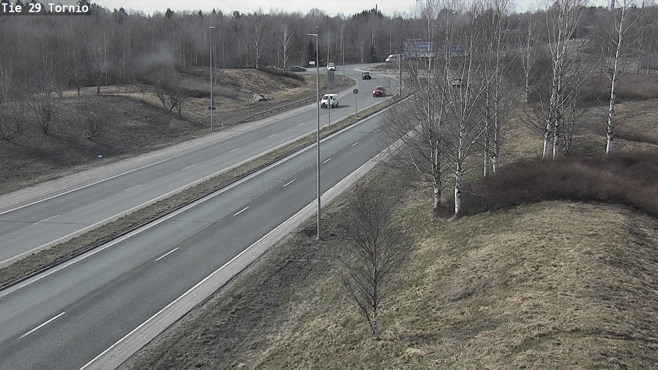Weather Camera Image Väg 29 Torneå, Tornio, Lappi