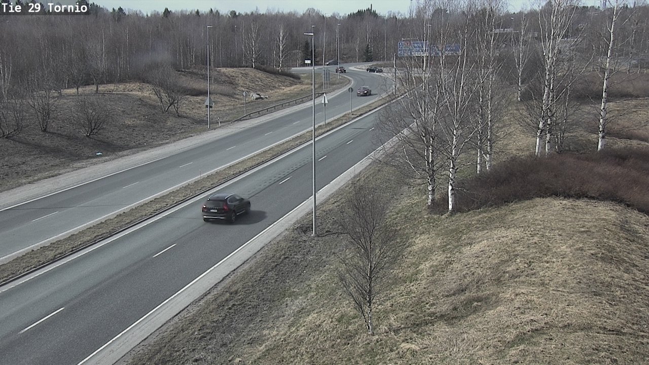 Weather Camera Image Väg 29 Torneå, Tornio, Lappi