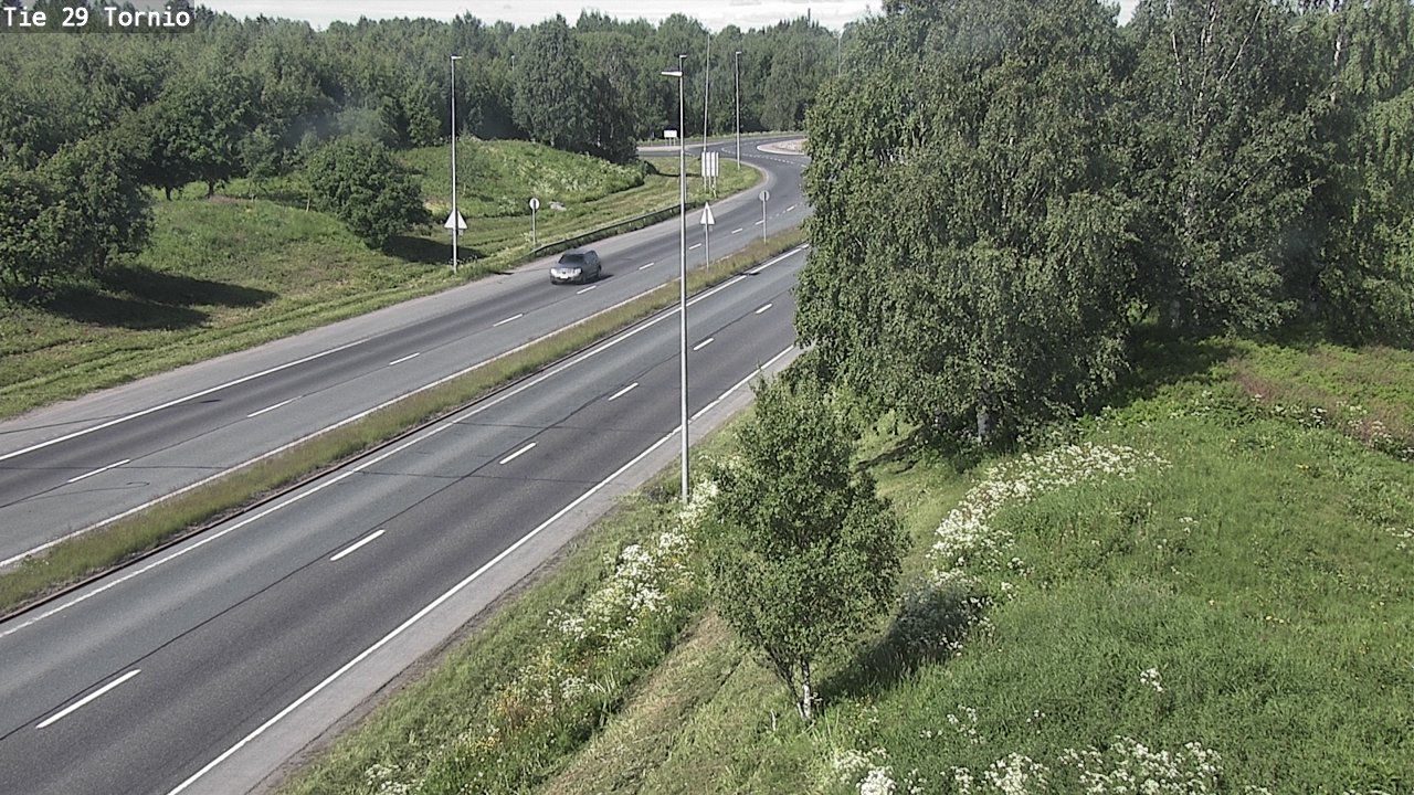 Weather Camera Image Väg 29 Torneå, Tornio, Lappi
