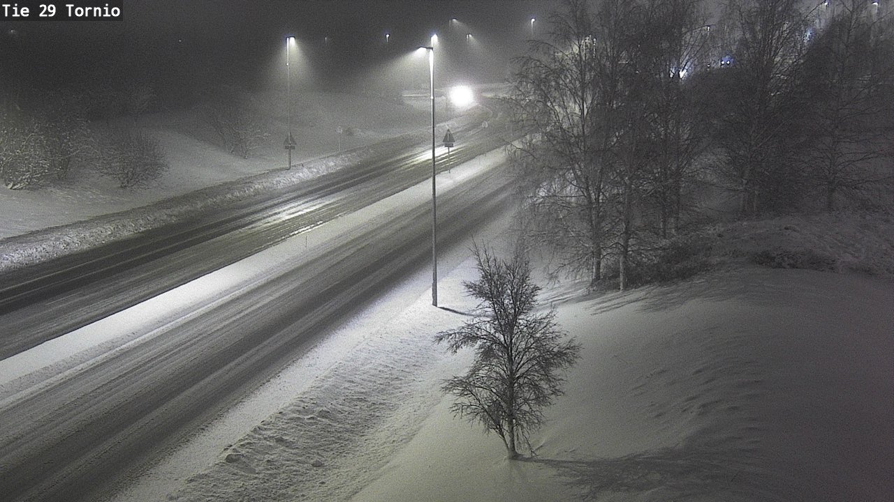 Weather Camera Image Väg 29 Torneå, Tornio, Lappi