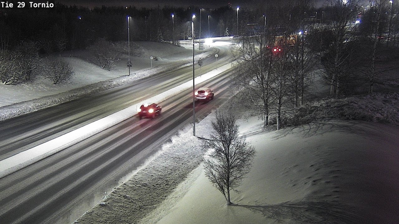 Weather Camera Image Väg 29 Torneå, Tornio, Lappi