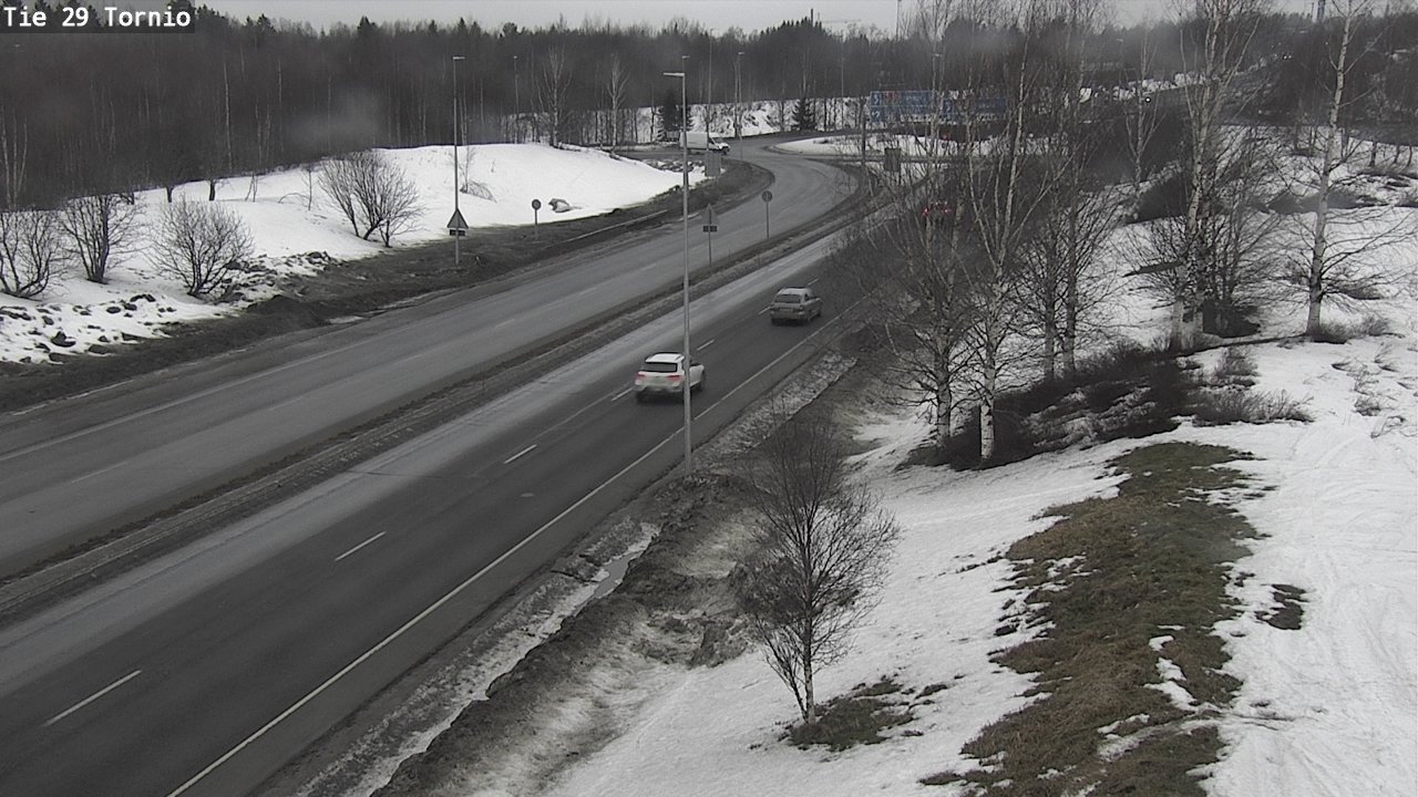 Weather Camera Image Väg 29 Torneå, Tornio, Lappi