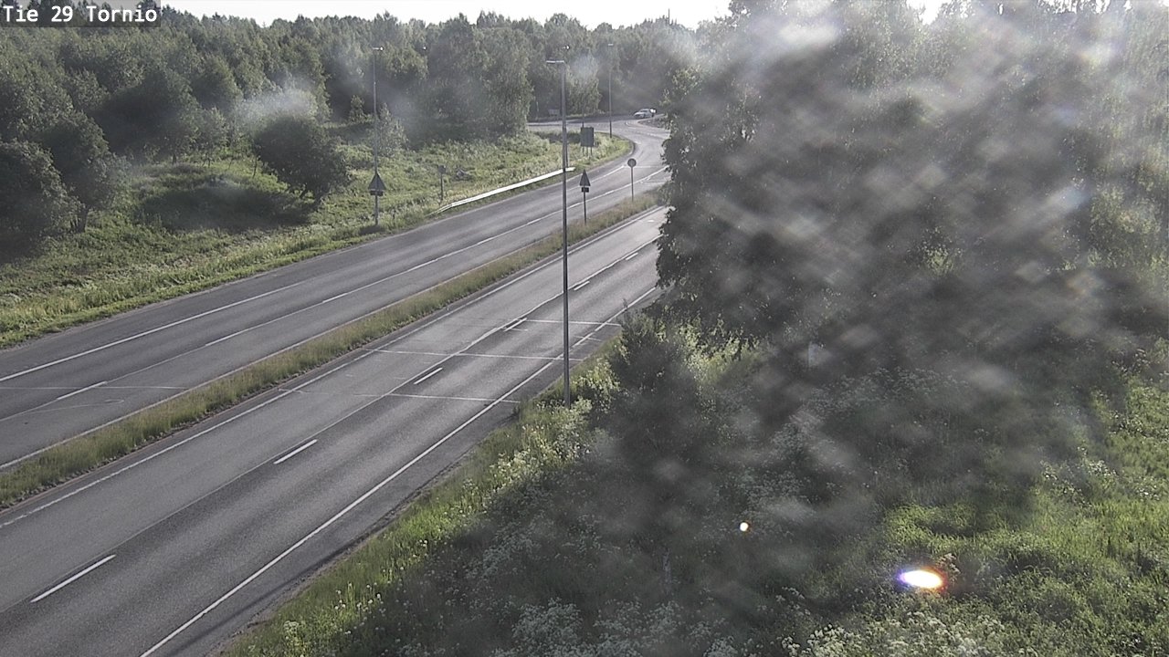 Weather Camera Image Väg 29 Torneå, Tornio, Lappi