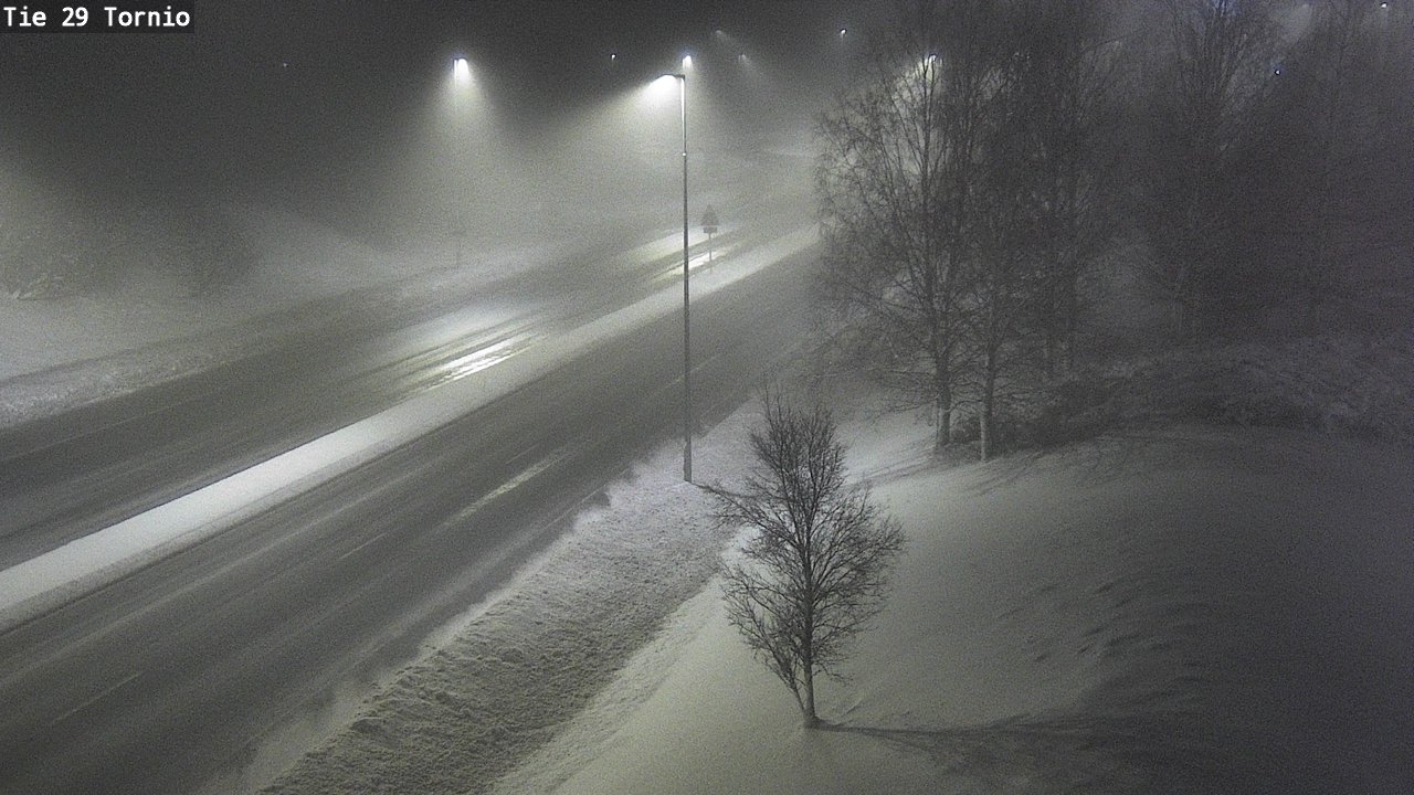 Weather Camera Image Väg 29 Torneå, Tornio, Lappi