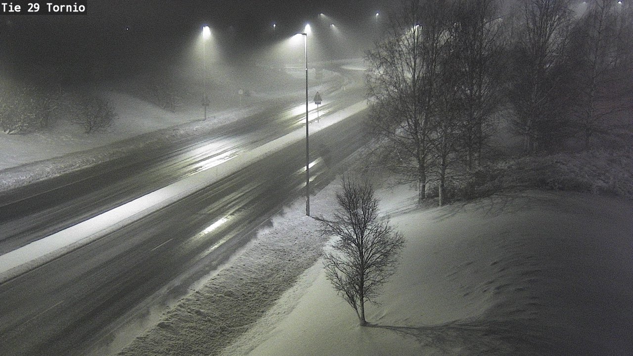 Weather Camera Image Väg 29 Torneå, Tornio, Lappi