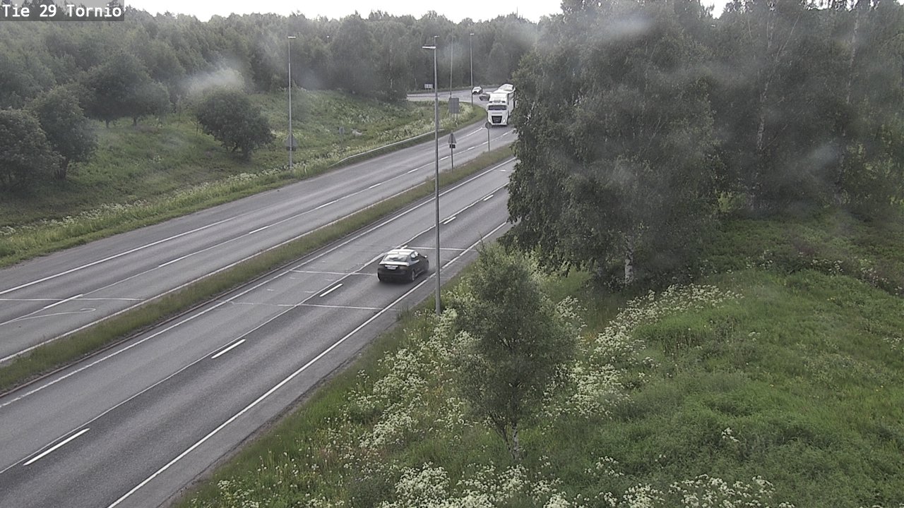 Weather Camera Image Väg 29 Torneå, Tornio, Lappi