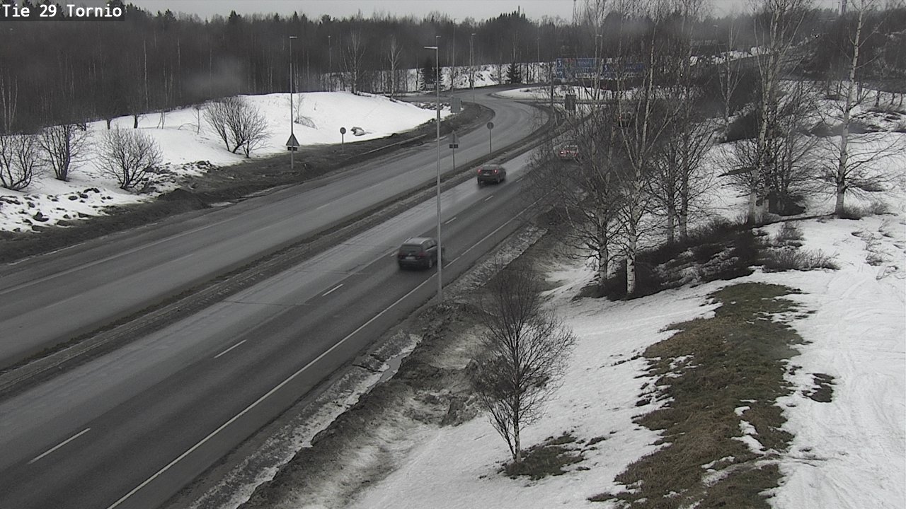 Weather Camera Image Väg 29 Torneå, Tornio, Lappi