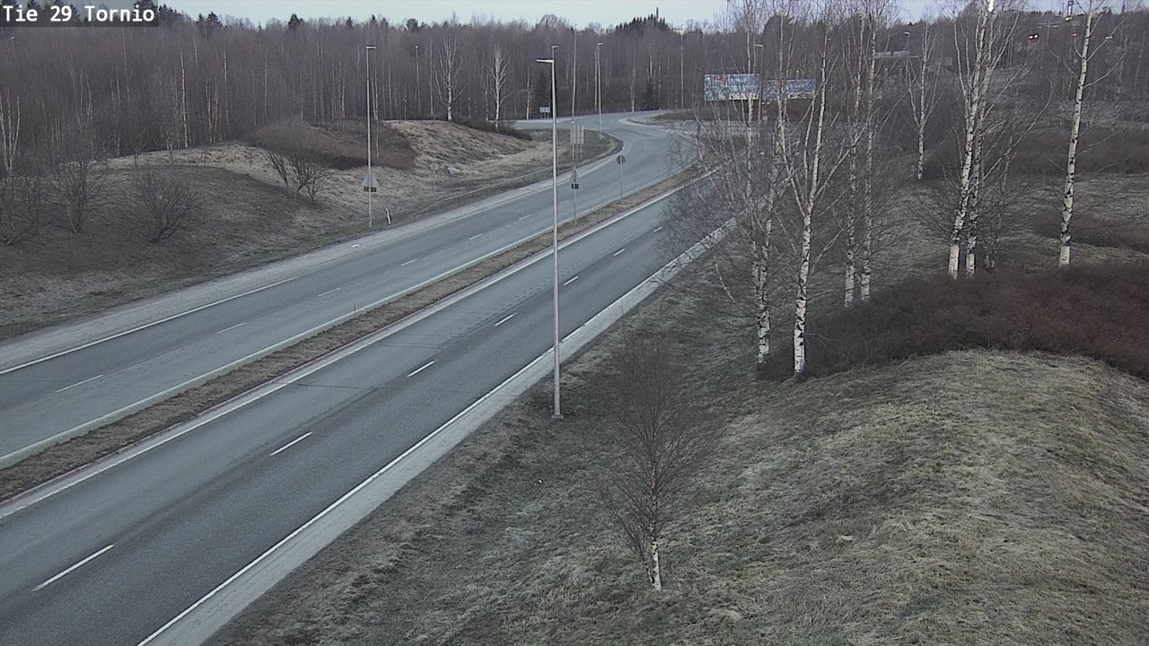 Weather Camera Image Väg 29 Torneå, Tornio, Lappi