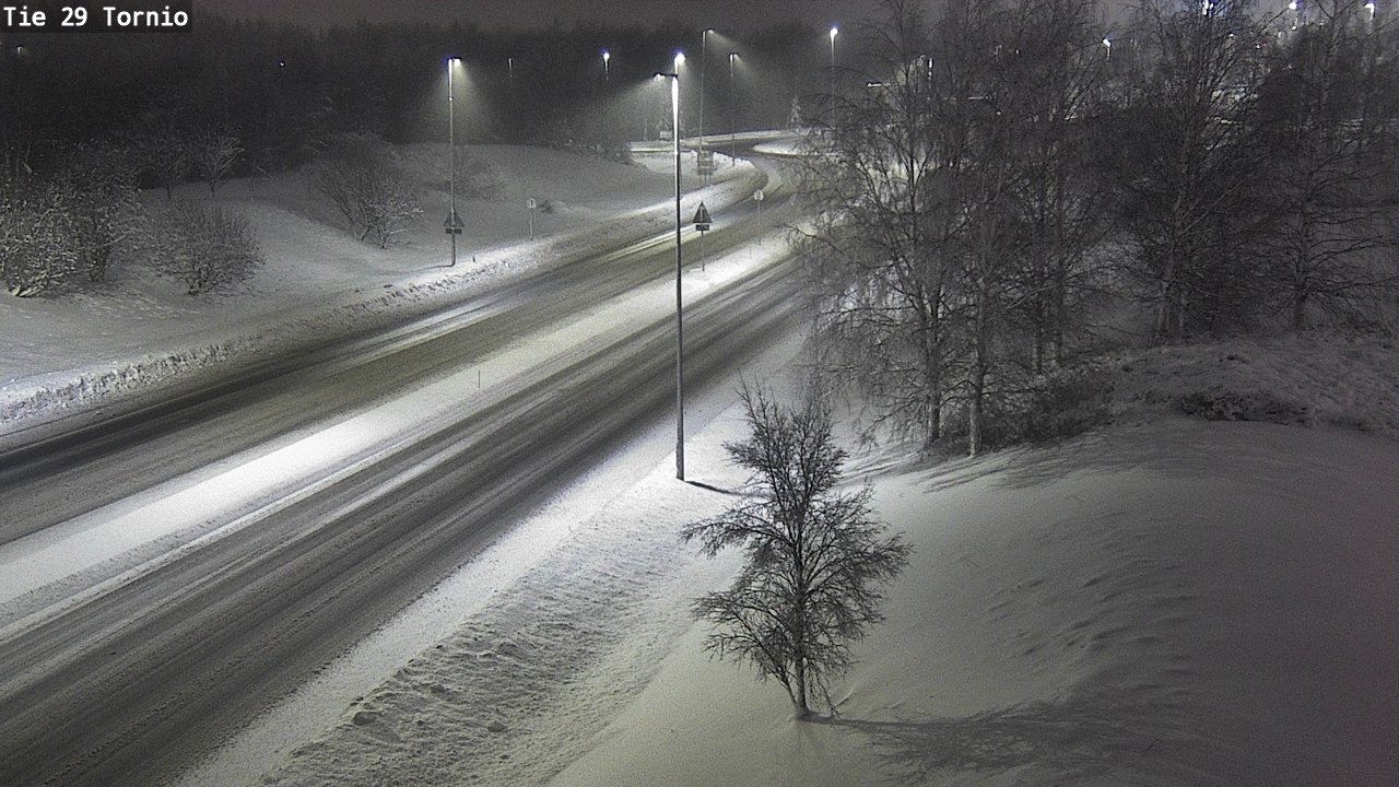 Weather Camera Image Väg 29 Torneå, Tornio, Lappi