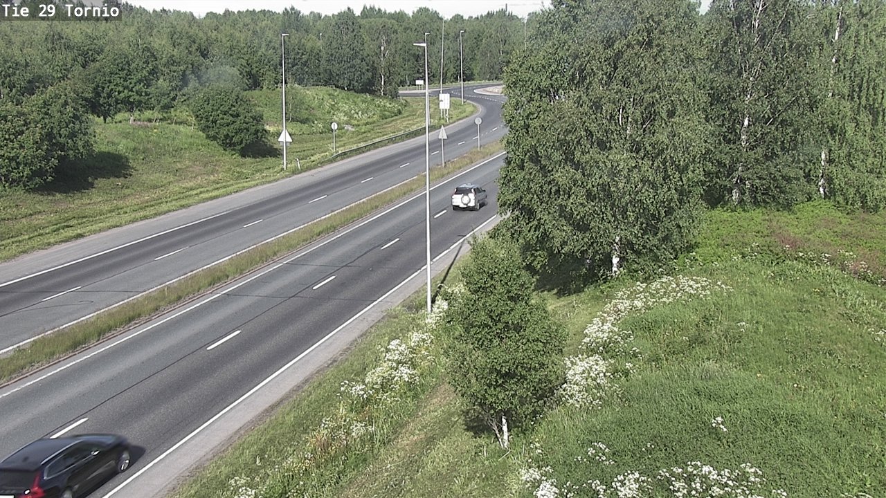 Weather Camera Image Väg 29 Torneå, Tornio, Lappi