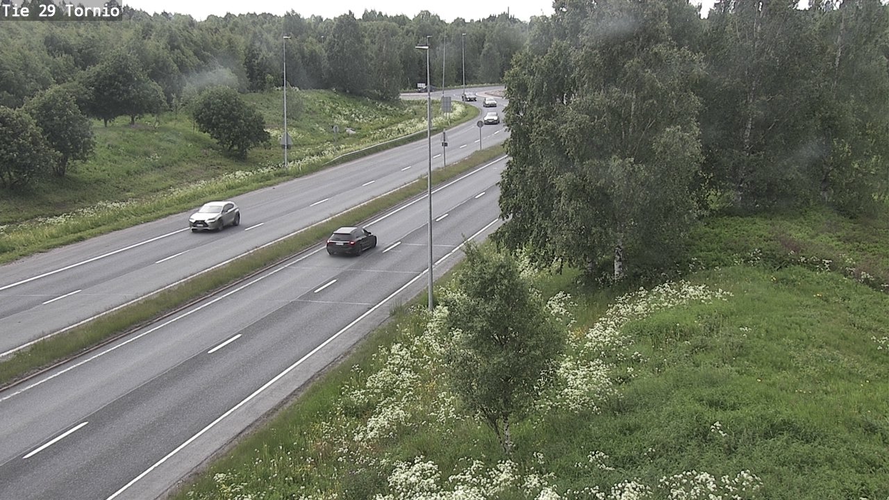 Weather Camera Image Väg 29 Torneå, Tornio, Lappi