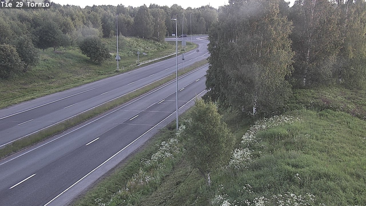 Weather Camera Image Väg 29 Torneå, Tornio, Lappi